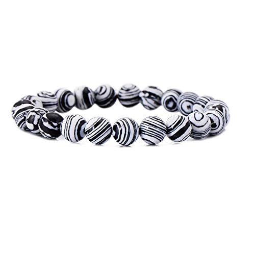 Gelang Zebra Malachite Bracelet Black White