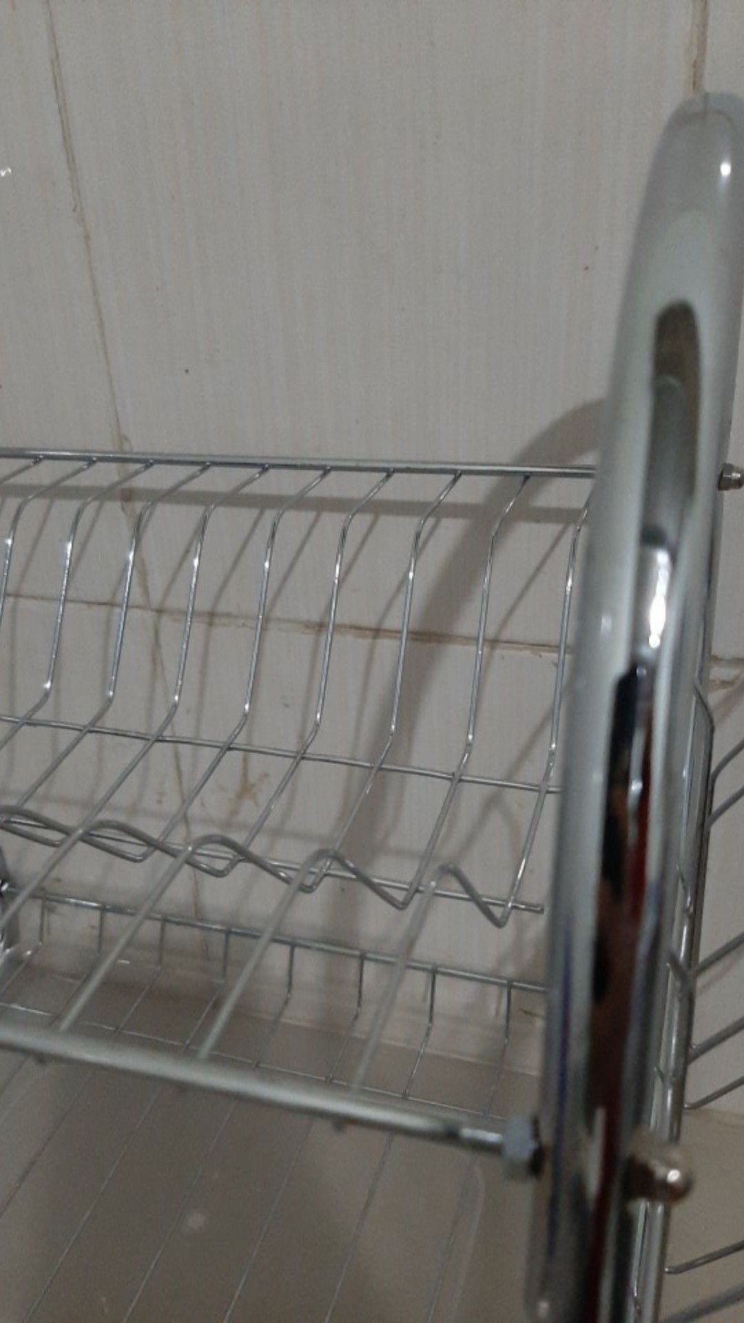 [ Cod ]  Rak Piring Stainless 2 Susun Murah - Rak Peralatan Dapur 2 Tingkat