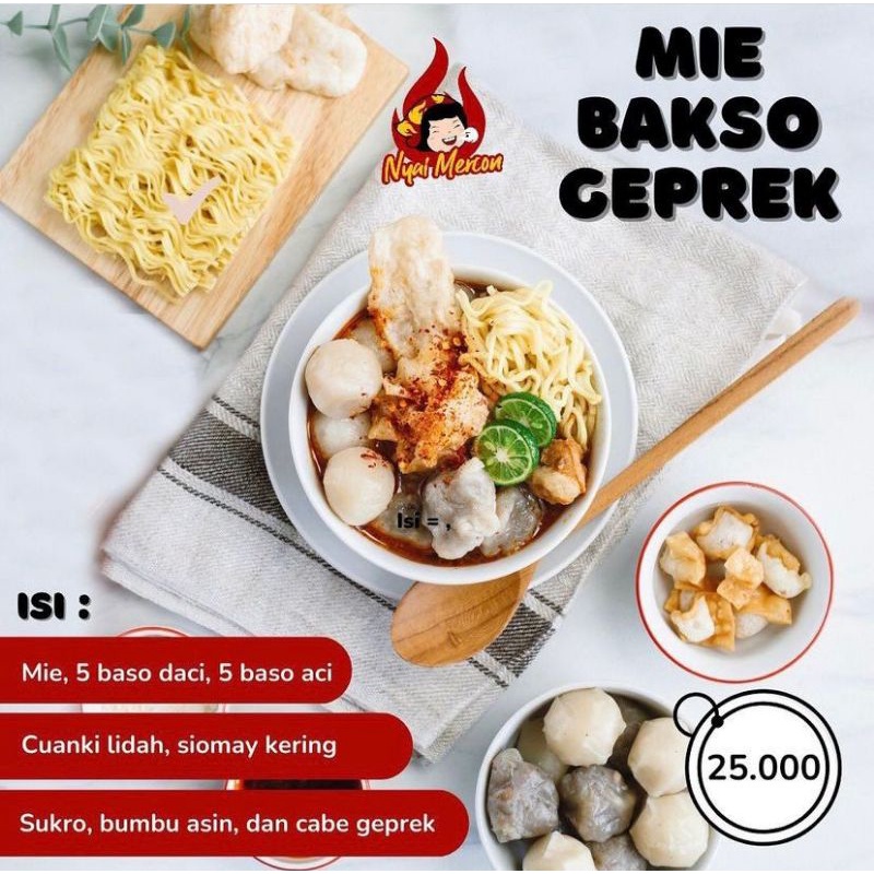 

MIE BAKSO GEPREK