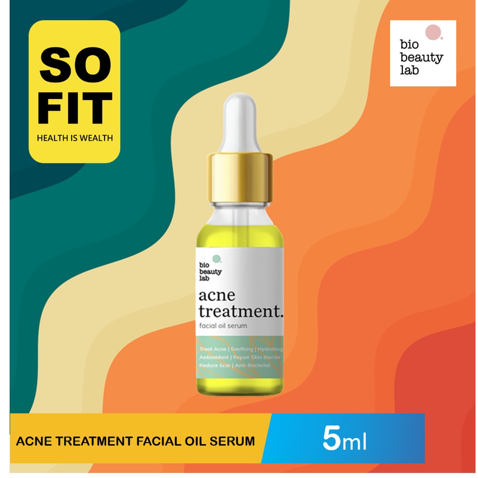 Bio Beauty Lab 5ml ACNE TREATMENT Facial Oil Serum