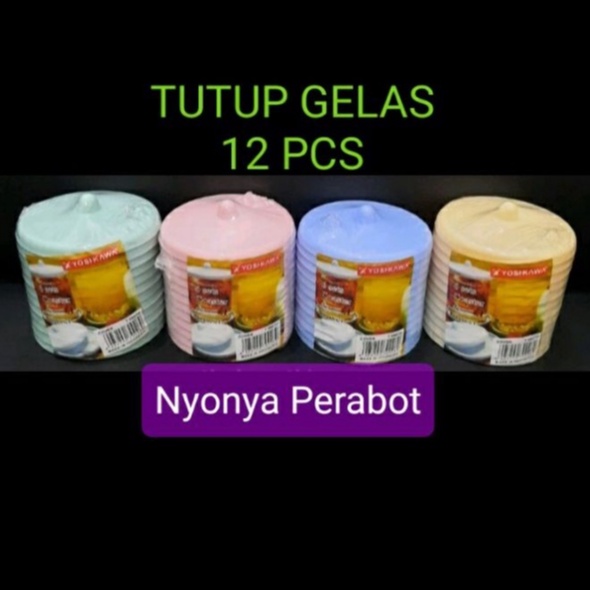 Tutup Gelas Yoshikawa 8 cm / Tutup Gelas Plastik 8 cm Yoshikawa / Penutup Gelas / Cover Glass / Tutu