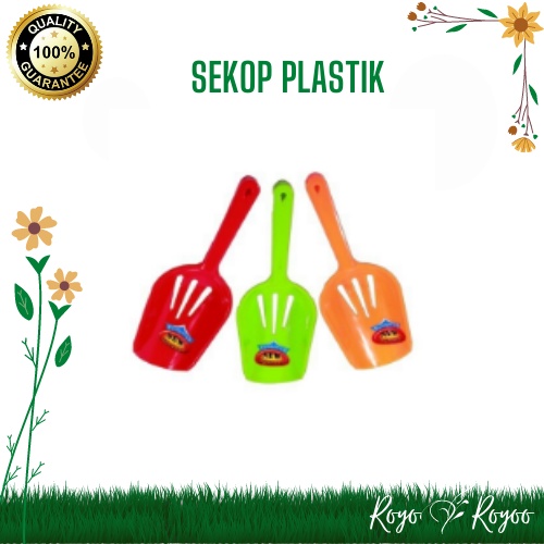 Sekop Kotoran kucing Sendok skop sekup plastik pasir kotoran kucing anjing
