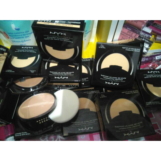 Nyx powder foundation original ready shade 01,04,05