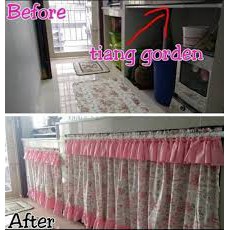 TIANG FLEKSIBEL GORDEN/ FREE BUBBLE WRAP / TIANG PINTU/ TIANG TIRAI KAMAR MANDI/ TIANG KOLONG DAPUR/ BATANG GORDEN