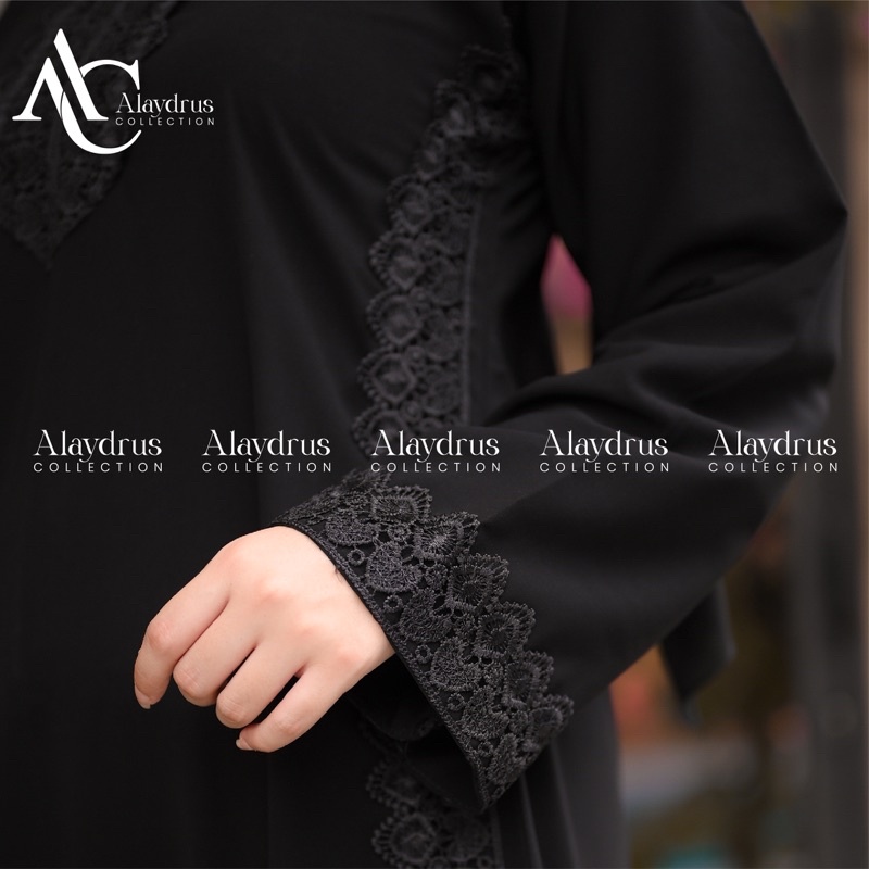 Baju Muslim Abaya Bordir Gamis Maxi Dress Arab Saudi Bordir Zephy Turki Umroh Dubai Turkey India 529