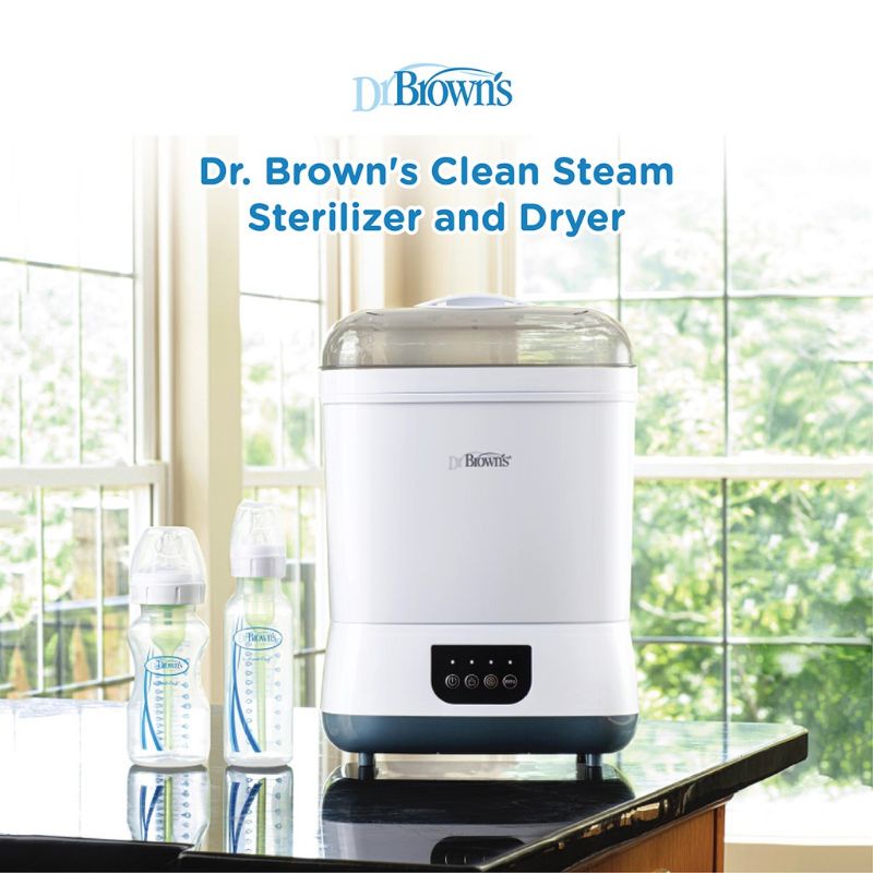 Dr Brown's Clean Steam Sterilizer and Dryer - Dr Browns Alat Steril Botol dan Perlengkapan Bayi Dan Pengering - Dr Brown Steril Botol Bayi dan Pengering Digital