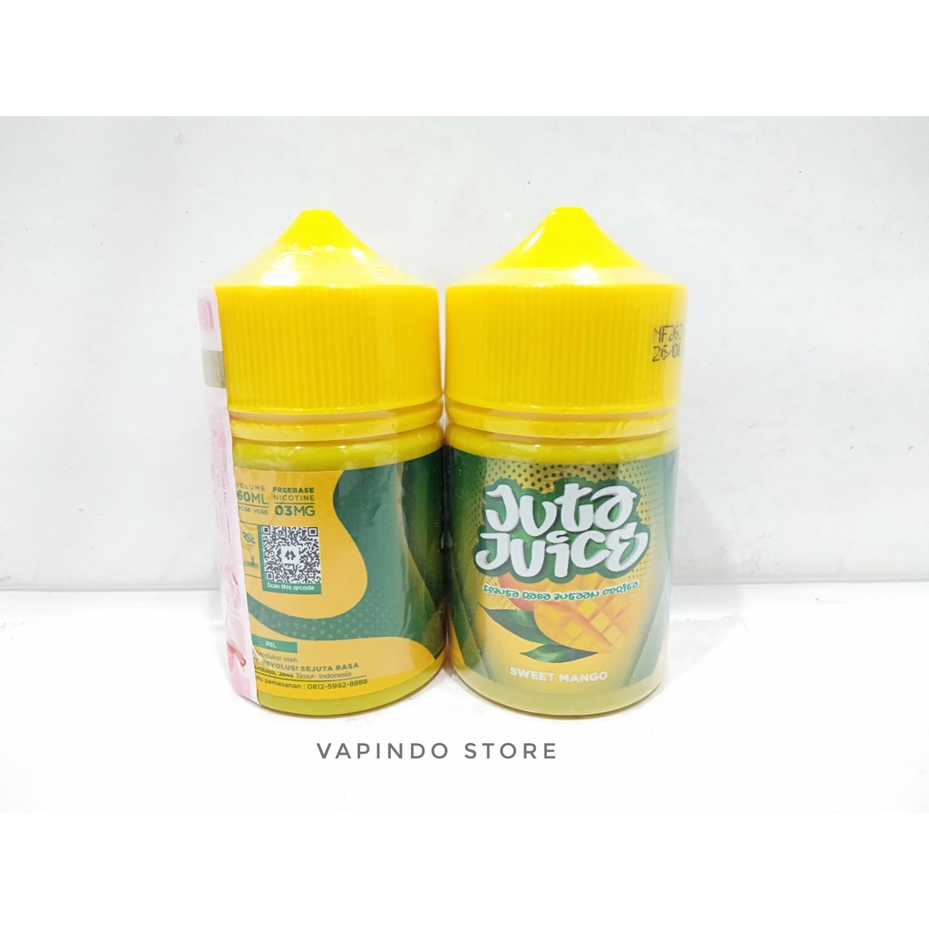 JUTA JUICE SWEET MANGO 60ML 3MG BY RSR BREW X VAPE BOSS LIQUID