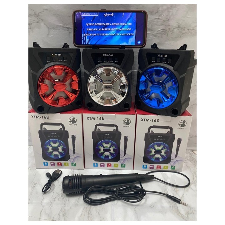 Speaker Bluetooth Karaoke XTM 168