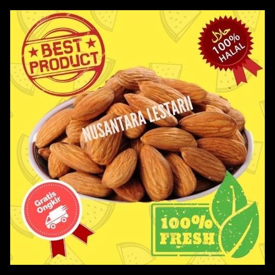

DISKON TERBATAS !!! KACANG ALMOND KUPAS PANGGANG 1KG TERLARIS