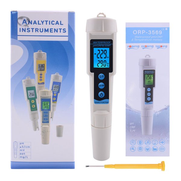 ORP PH Temperature Meter 3 in 1 ORP-3569 Water Tester Temp Suhu Temperatur Air ORP3569 Kangen ORP 35