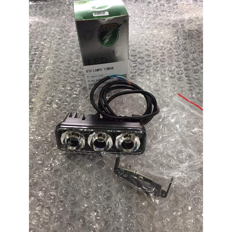 lampu tembak led 3 mata klx 150 crf 150 RTD
