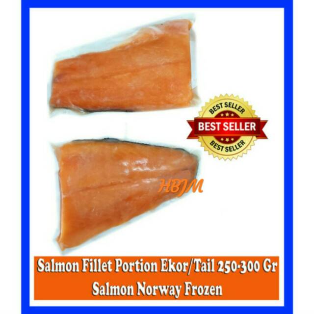 

IKAN SALMON FILLET EKOR 250-300 GR PORTION (Norwegian Salmon Premium)