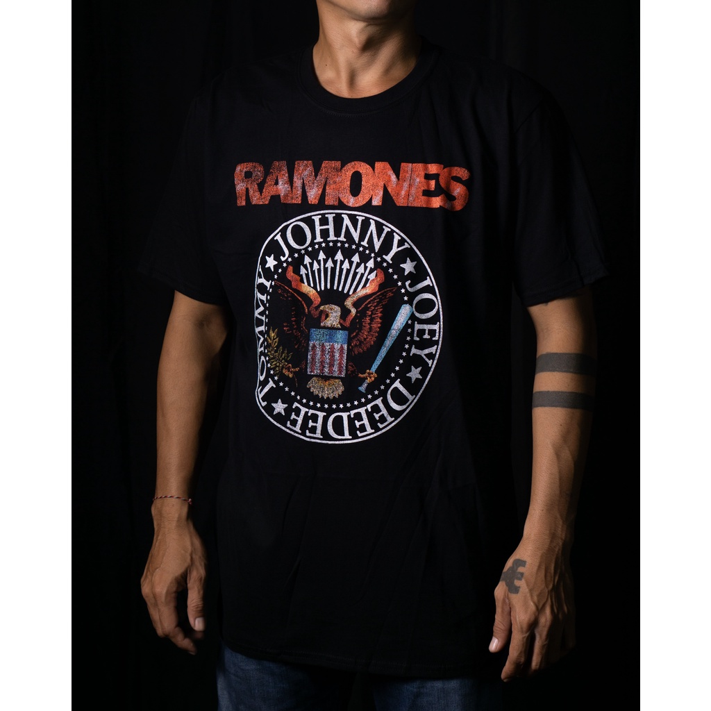 [ORI] Ramones - Vintage Eagle Seal Official Tshirt Kaos Pria