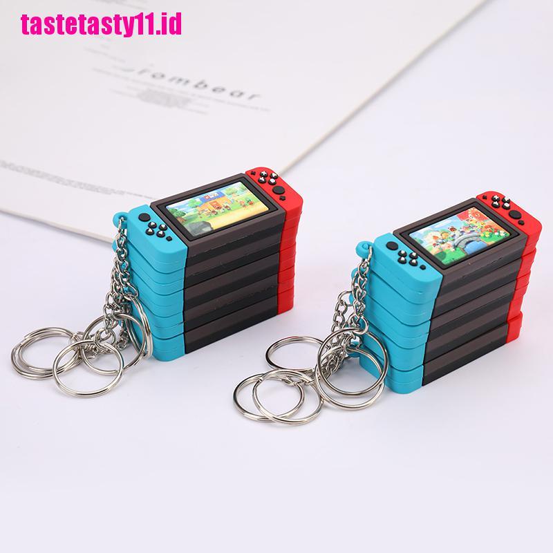 【TTID】2020 New Nintendo Switch Car Keyring  Fashion Soft Rubber PVC Key Chains