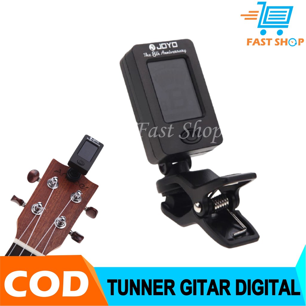 Tuner Gitar Stem Tuning Digital