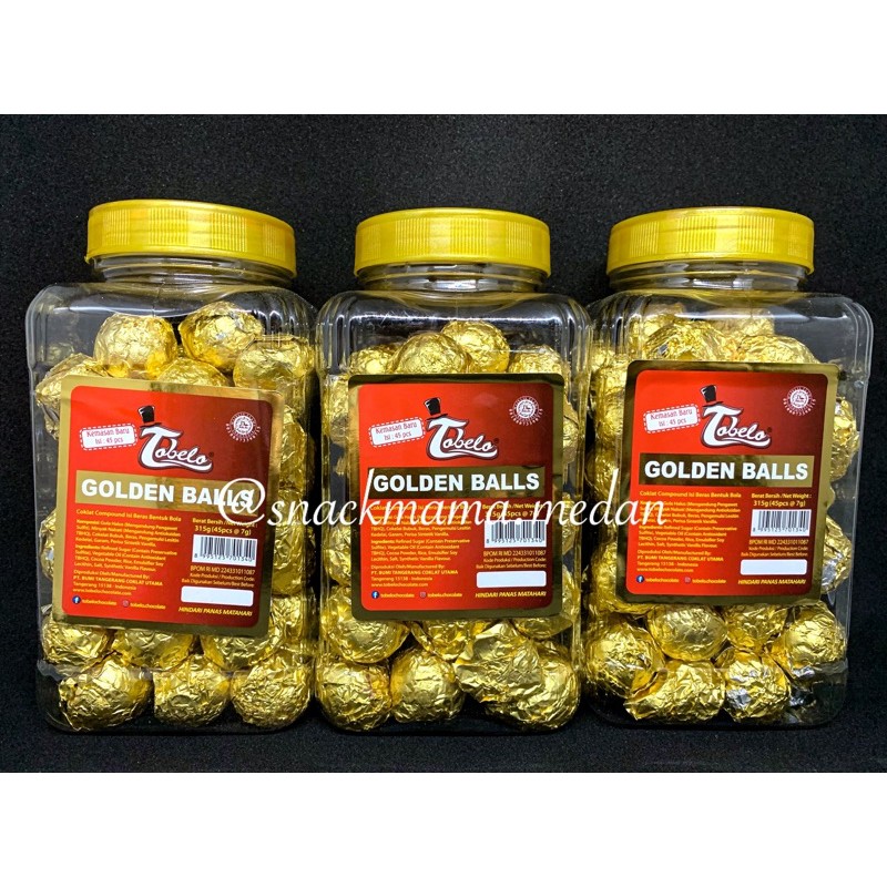 TOBELO GOLDEN BALLS ISI 40PCS