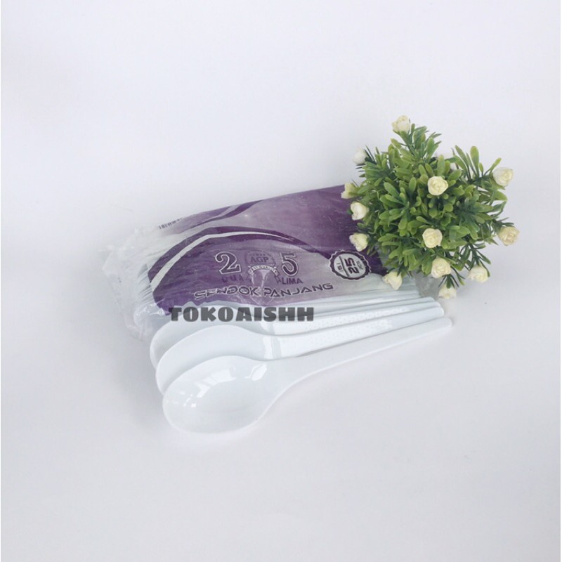 sendok makan plastik - sendok makan plastik putih - sendok makan - sendok plastik