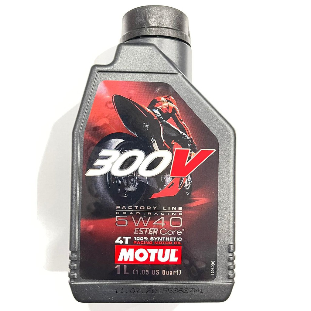 OLI MOTUL 300V FACTORY LINE ROAD RACE RACING 5W40 MADE IN FRANCE 1L