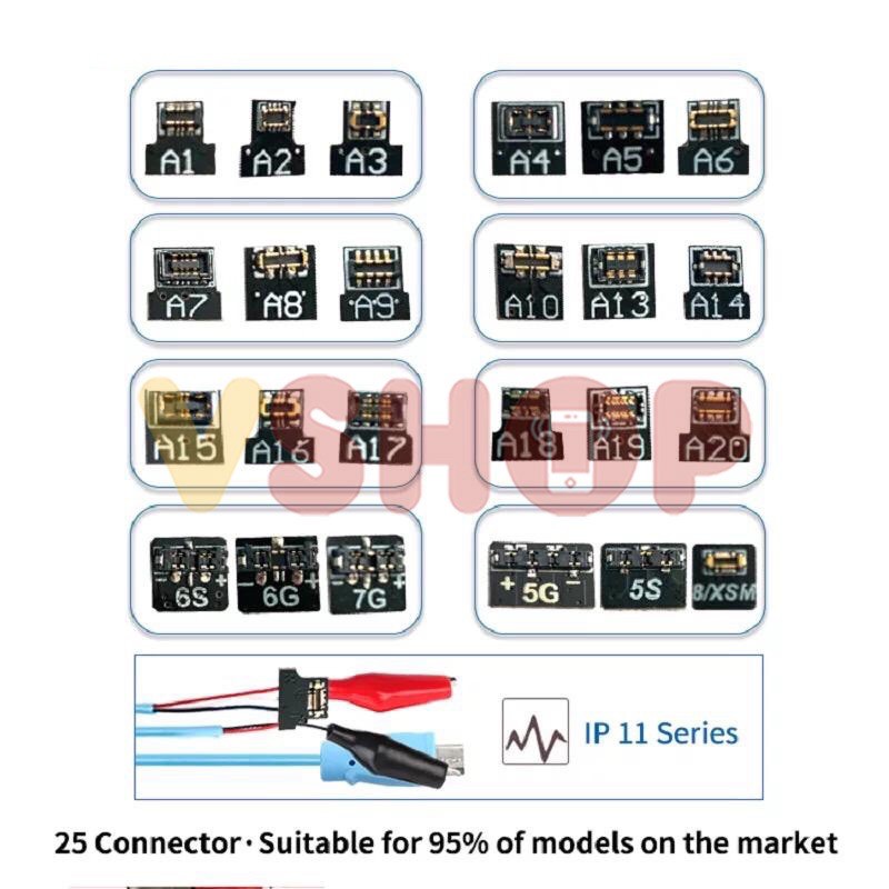 KABEL POWER SUPPLY SUNSHINE SS-905D ANDROID DAN IOS 5-14 PRO MAX