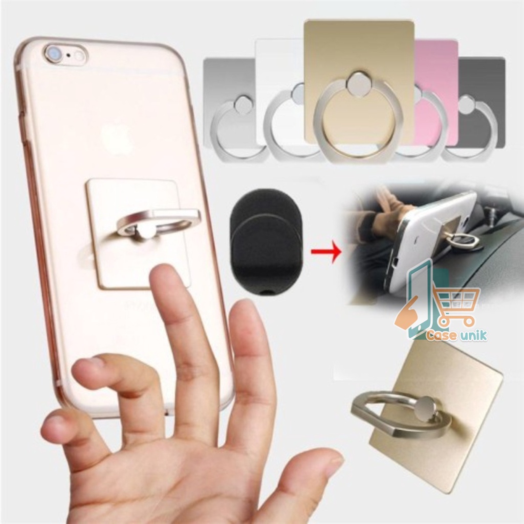 RT16 iRING RING STAND HP POLOS CINCIN PENYANGGA PEGANGAN HANDPHONE UNIVERSAL CS3523