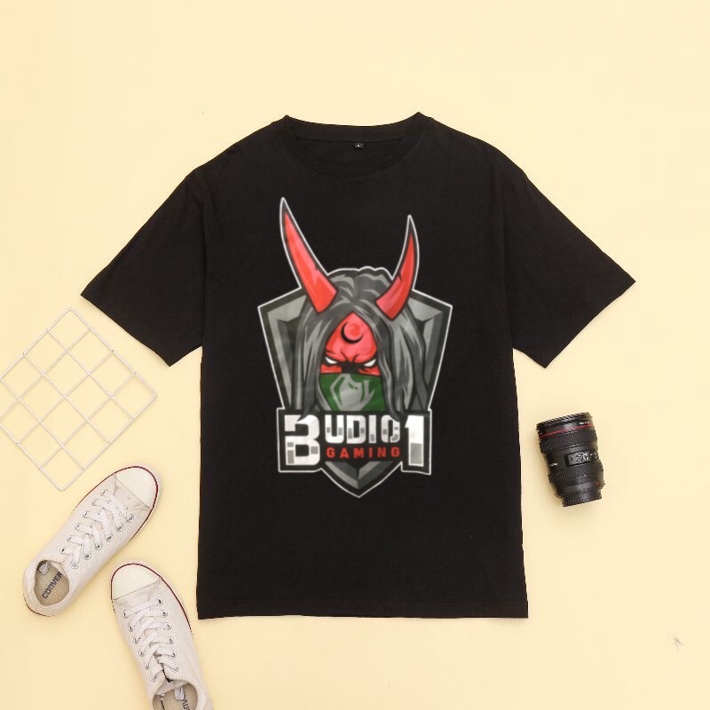 Rs T-Shirt Anak Game FF Budi Gaming Black
