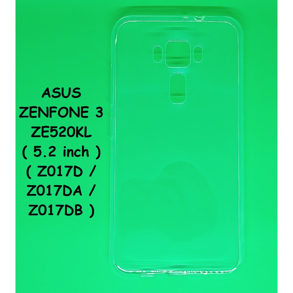 Softcase Asus Zenfone 3 Ze520kl 5 2 Inch Z017d Z017da Z017db Casing Soft Jelly Tpu Case Shopee Indonesia