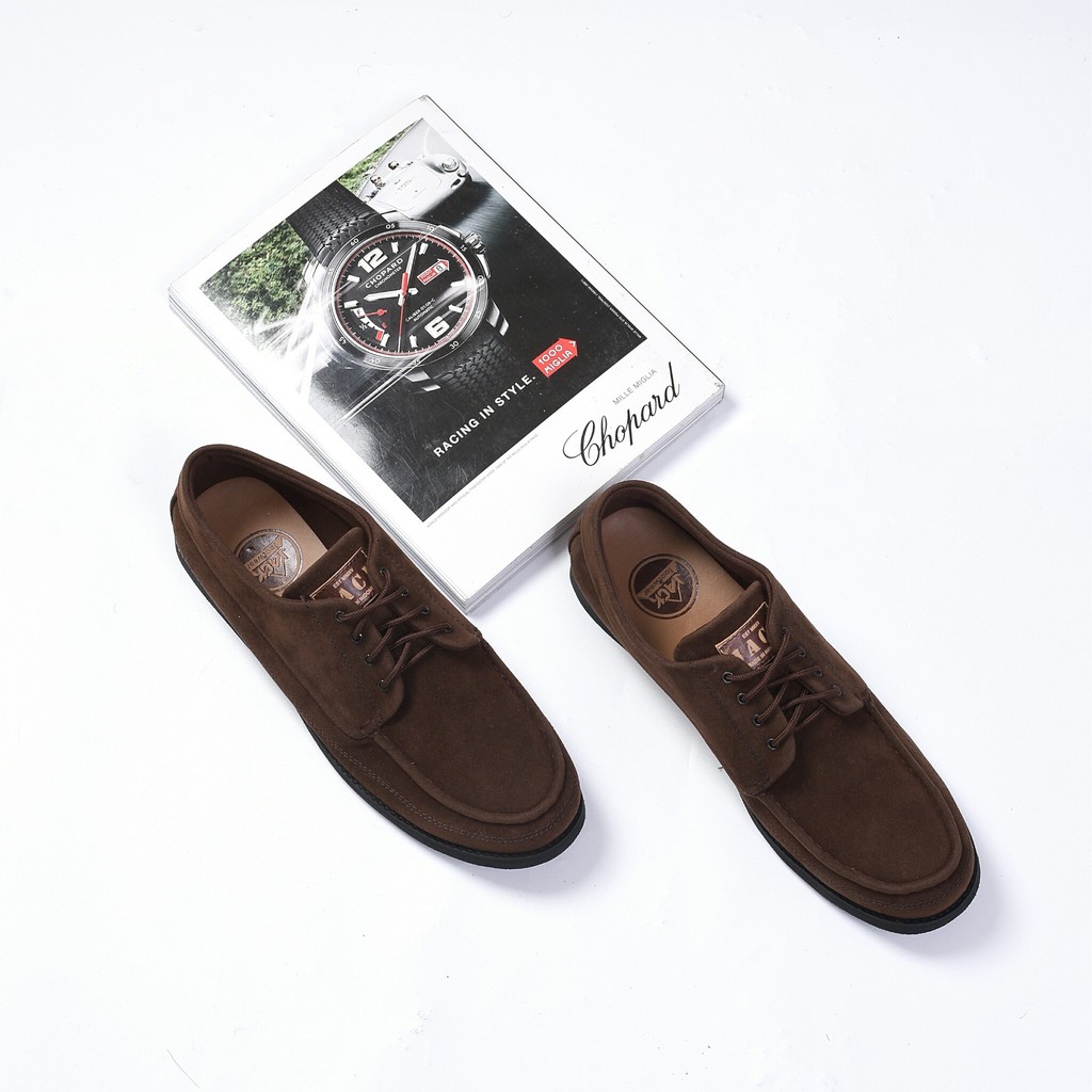 MAIKOR BROWN - Sepatu Vintage Klasik Kasual Santai Kuliah Kerja Pria/Cowok - Sneakers - Snikers Ori