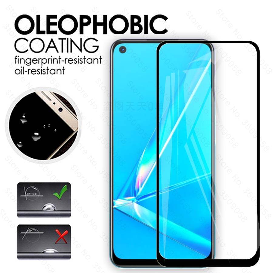 Tempered Glass 9d Pelindung Layar Oppo A5S A12 A37 A31 A9 2020 A5 2020 A3S A1K A53 A54 A57 A792