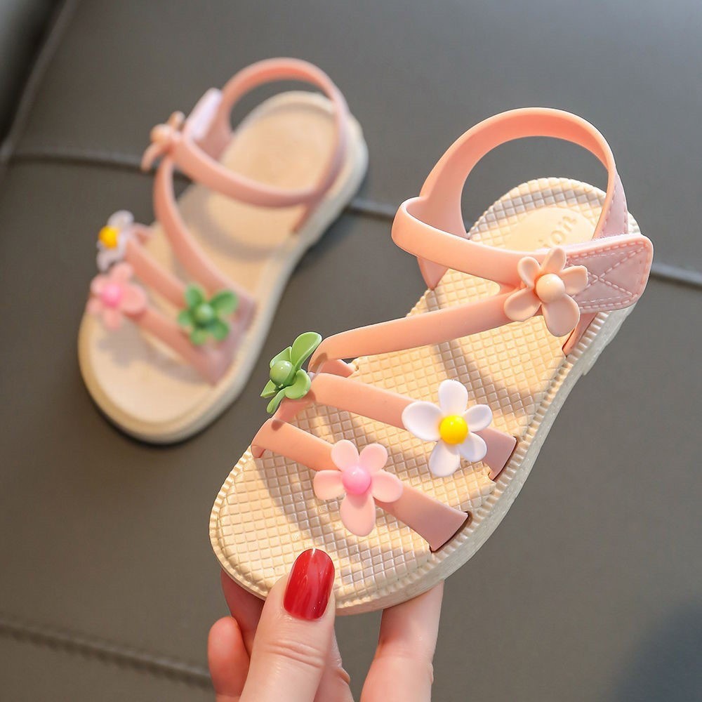 LittleAaron FLORENCY CUTE 638+1 Sandal Anak Perempuan Bahan Karet Model Lucu 3-8 Tahun Import Sport Termurah Sendal Bayi Anak Cewek Cowok