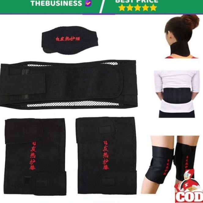 Sabuk Alat Terapi Magnetik Dengkul Sakit nyeri Leher Pinggang Lutut