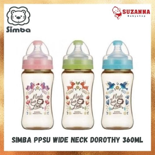 SIMBA PPSU WIDE NECK DOROTHY 360ML