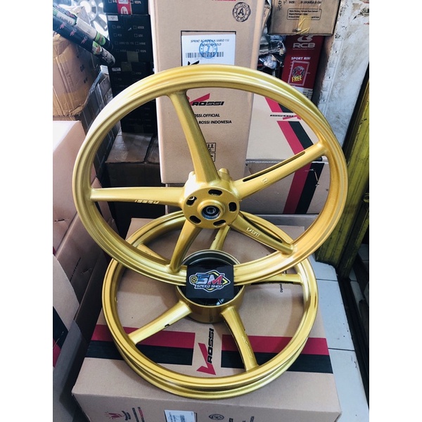 velg racing palang 5 sanca copy rcb ring 17 ukuran 140/160 untuk beat Scoopy vario110 spacy Genio Sc