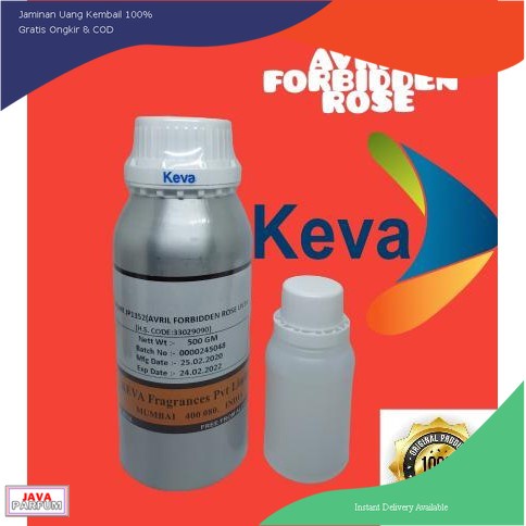 AVRIL FORBIDDEN BIBIT PARFUM MURNI 100 ML BY KEVA
