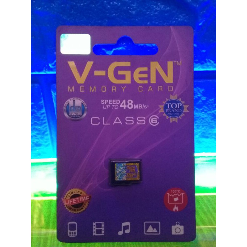 Micro SD V-gEn memory card v-gen 32 gb original class 6 speed up to 48mb/s