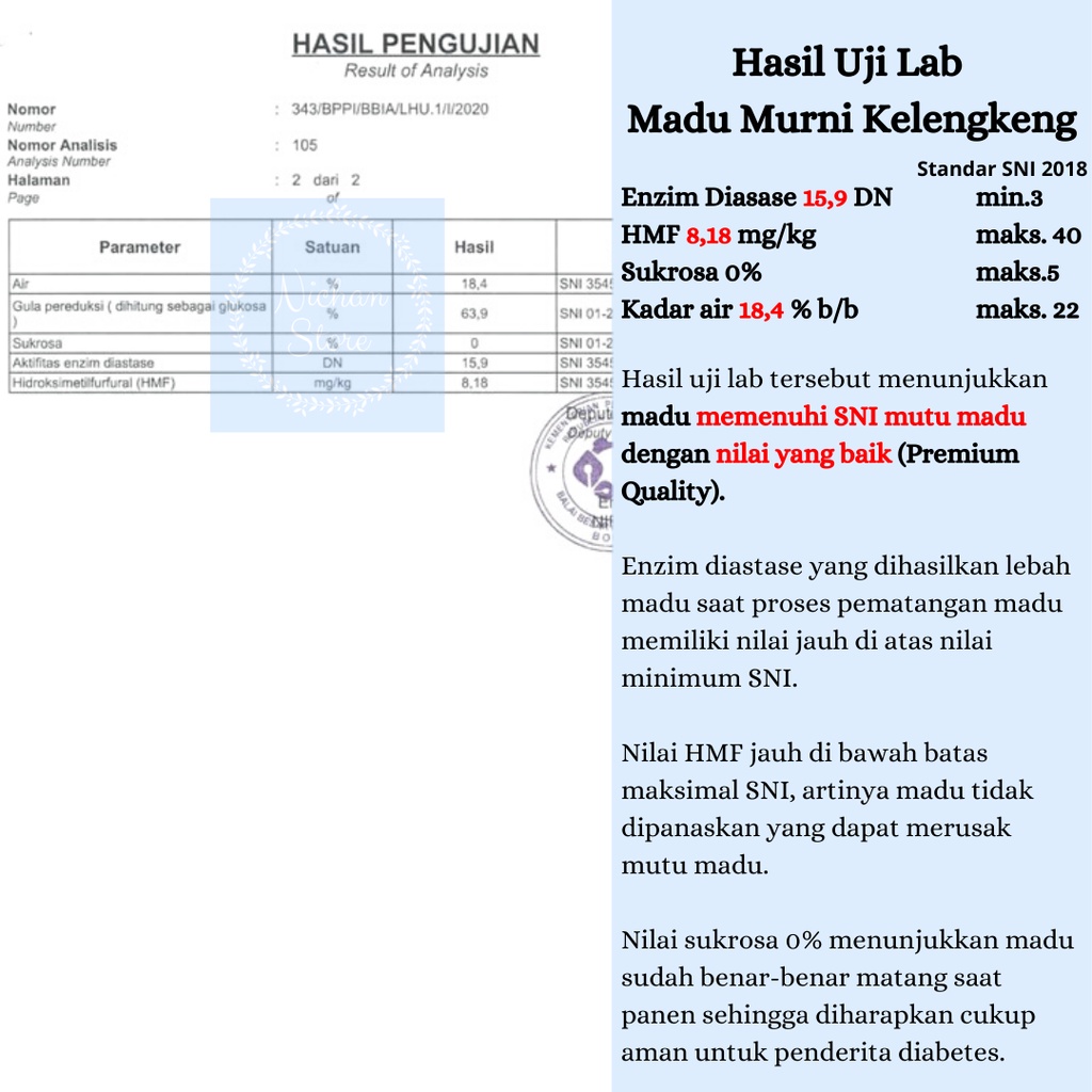 

Bny31 Madu / Madu Asli / Madu Murni Kelengkeng Premium 1400 Gram