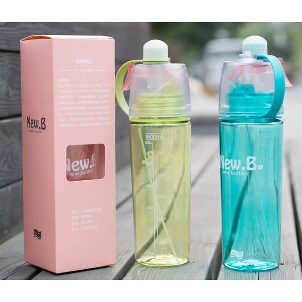 Botol Minum New B Sport Spray Water Bottle 600 ml