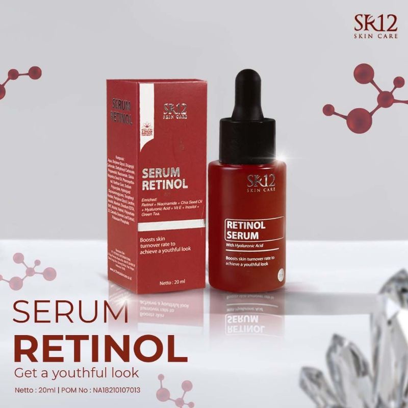 SERUM RETINOL HERBAL SR12 RETINOL SERUM WAJAH