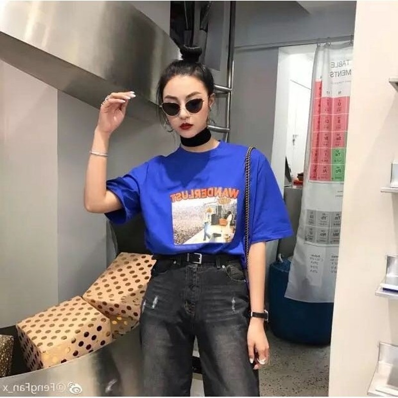 (YUZHU) Korean Ulzzang Harajuku Style Women Vintage Cat Eye Metal Frame Sunglasses Kacamata Hitam