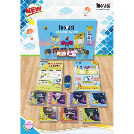 Inovasi Learning Kit - Juz Amma 3 Bahasa dan Kamus Anak 3 Bahasa + Video Pen + AR, Gema Insani Press