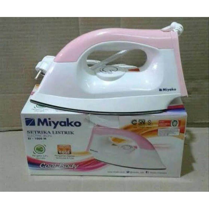 Setrika Miyako - Setrikaan baju - Setrika Listrik