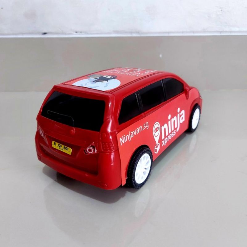 Mainan Mobil Kurir Ninja Express Edukatif - Miniatur Mobilan Ekspedisi Anak Laki Cowok