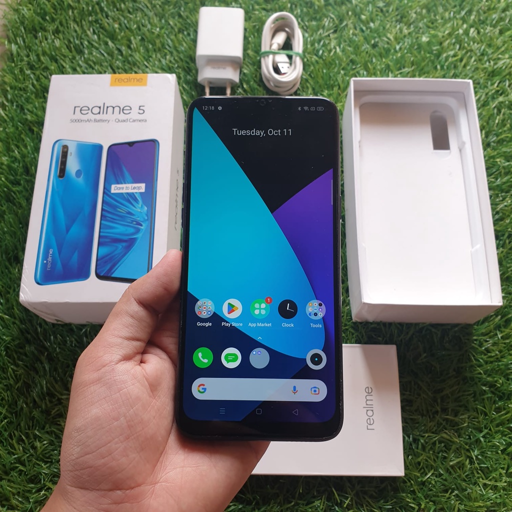 REALME 5 SECOND 3/64GB & 4/128GB HP SECOND HP SEKEN HP BEKAS HP MURAH