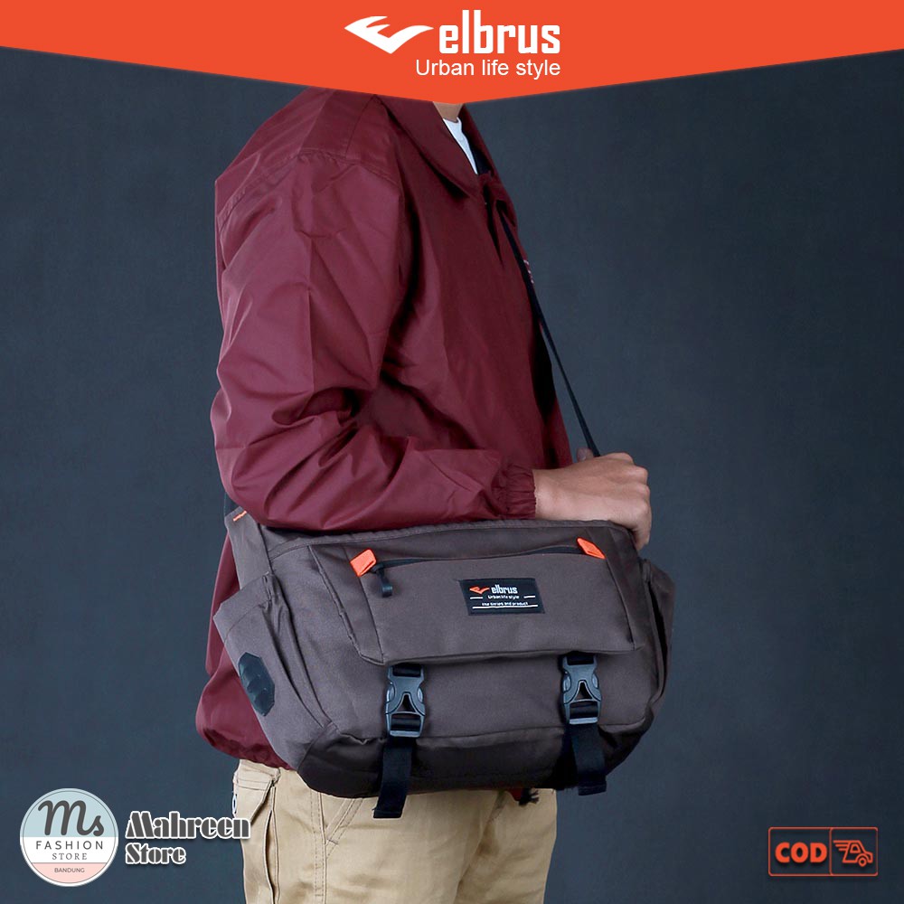 Tas Selempang Besar Tas Slingbag Tas Kerja Tas Laptop Pria - Elbrus | TL 751