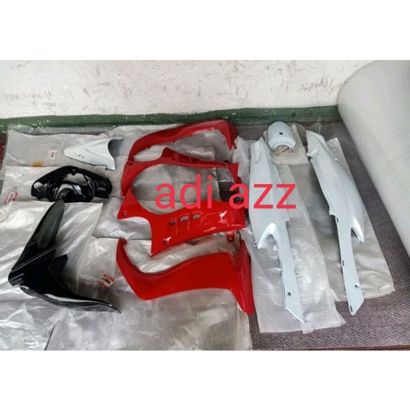 full body set halus satria hiu lscm Malaysia merah putih original SGP