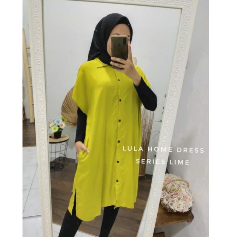 DASTER POLOS BUSUI KERAH //  LULA HOMEDRESS // DASTER VIRAL RAYON PREMIUM || DASTER ANDIN VIRAL POLOS BUSUI