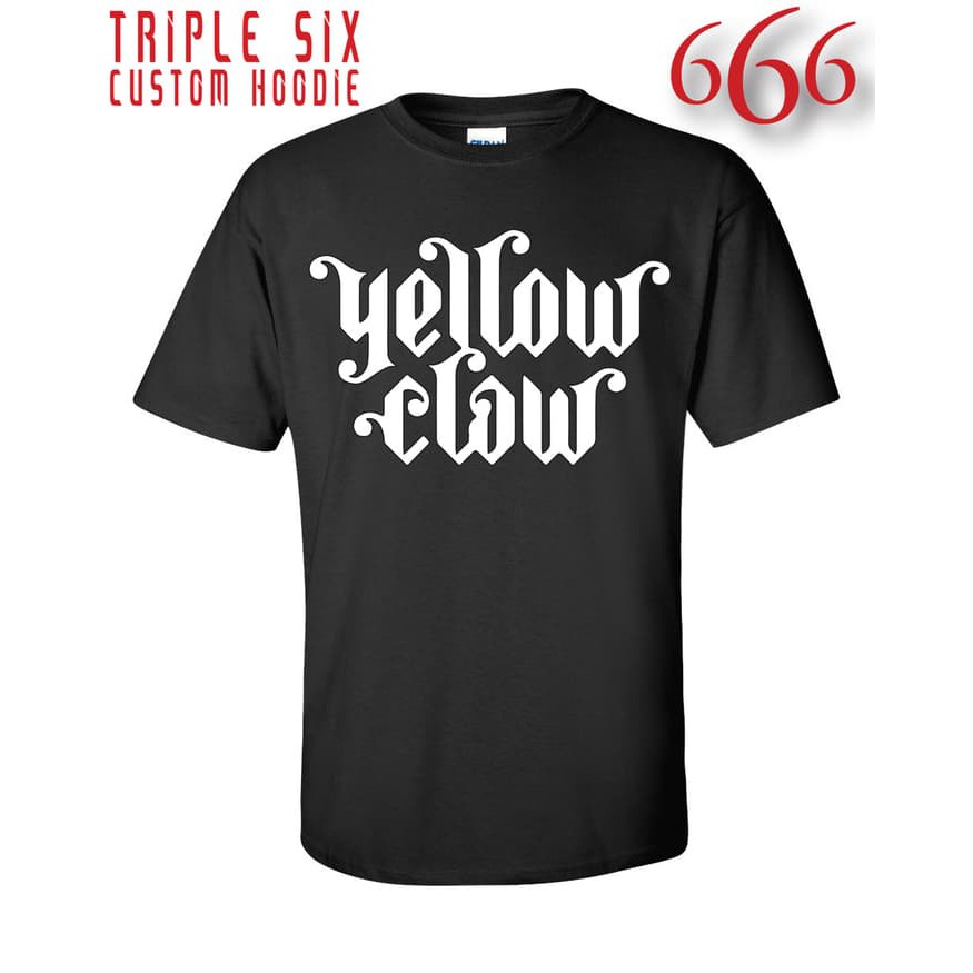 Kaos / T-Shirt DJ - Yellow Claw - White