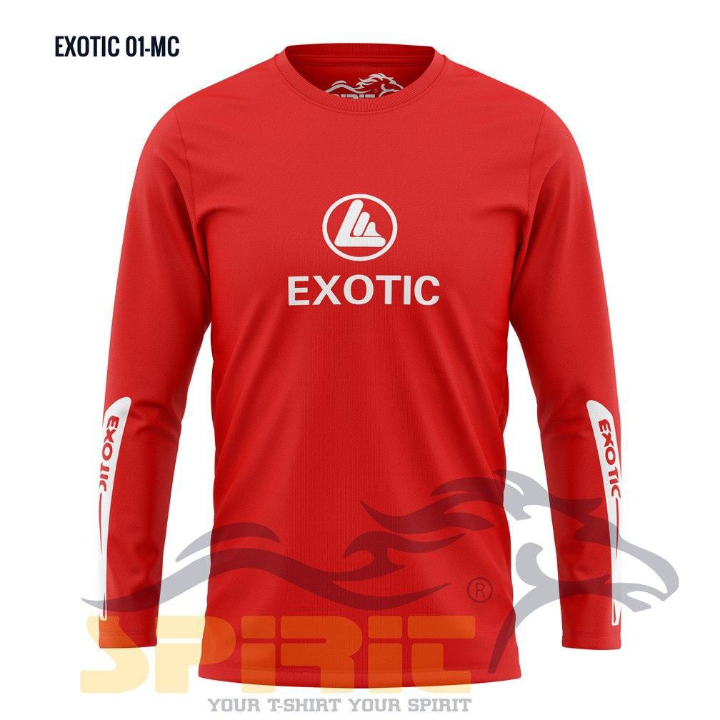 Exotic Pakaian Baju Kaos Sepeda Lengan Panjang distro exotik sepedaan pria wanita Bid Size Jumbo