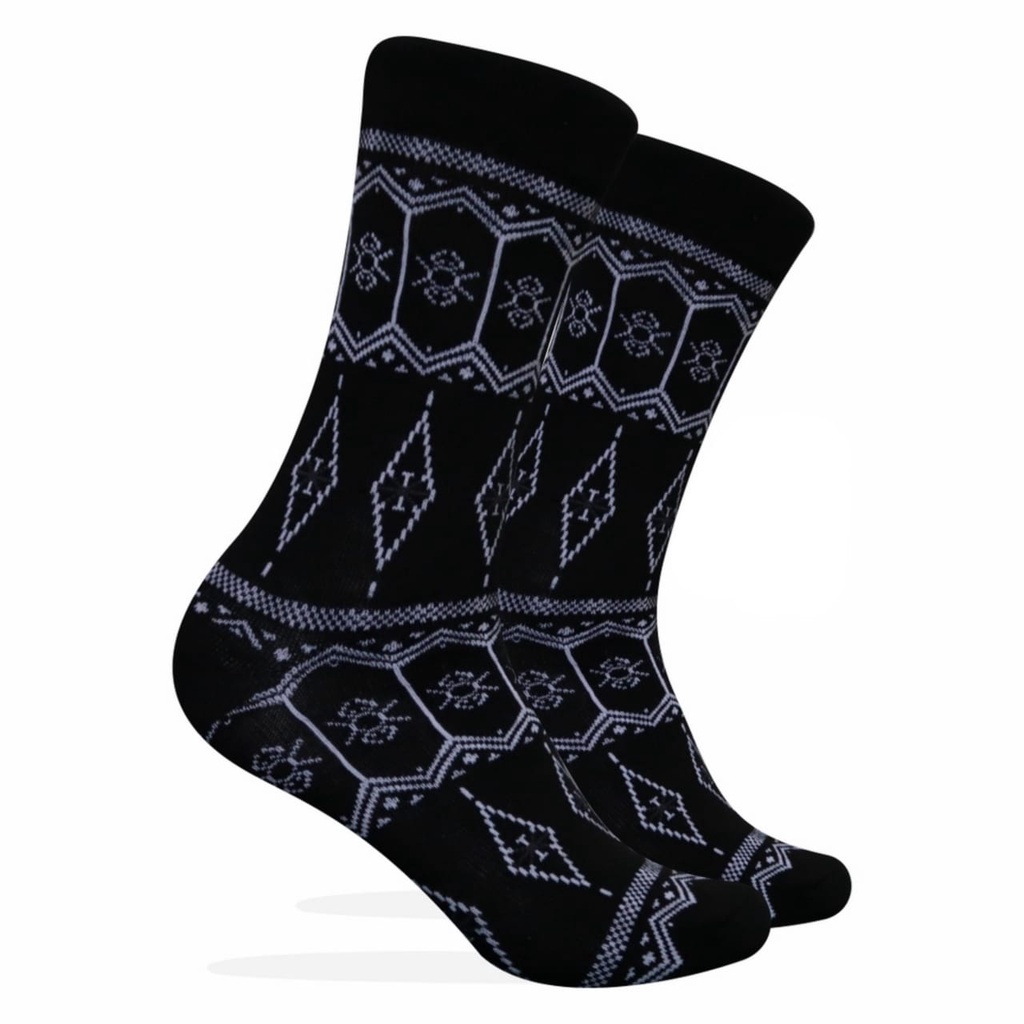 Kaos Kaki Motif Tribal / Pattern ( T113 )