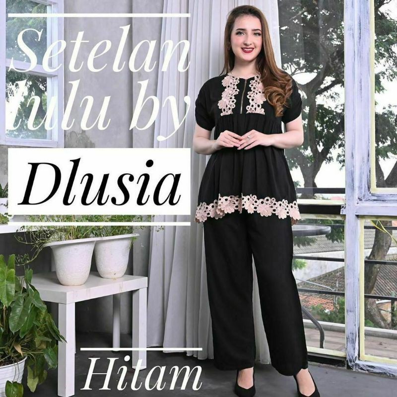 setelan lulu by  dlusia arab | baju tidur piyama