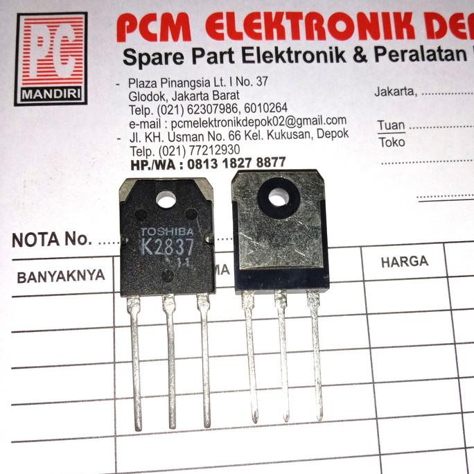 K2837 2Sk2837 K 2837 2 Sk2837 2Sk Toshiba Original Transistor To247 Pcmelebik54 Murah